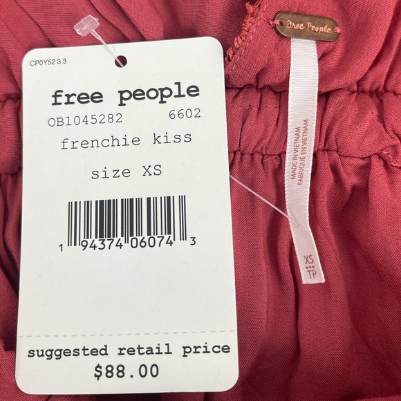 FREE PEOPLE Chante Lace Tie Tank Top Camisole - Picture 10 of 10